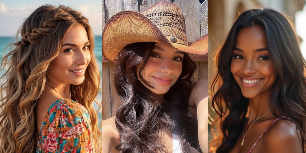 Get the Boho Look with Curly Extensions